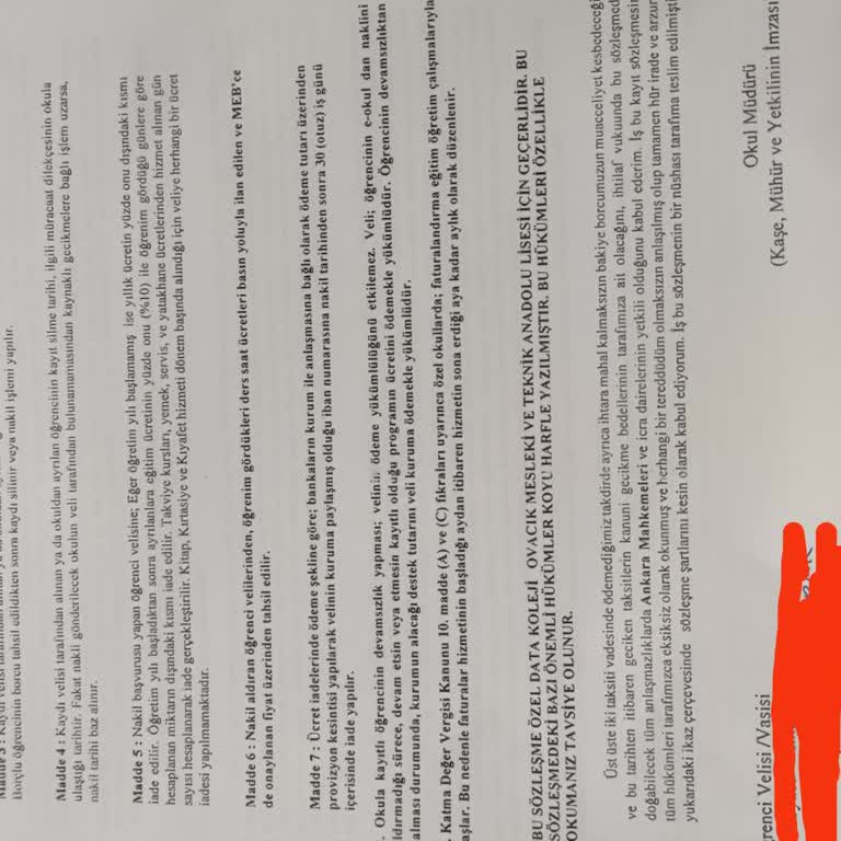 Ankara Ovacık Data Koleji Para İadesinde Sıkıntı Yaşatıyorlar