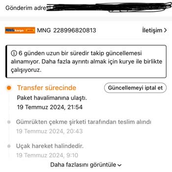 Temu Şirketinin Müşteri Haklarına Saygısı Yok Paketi Kaybetti.