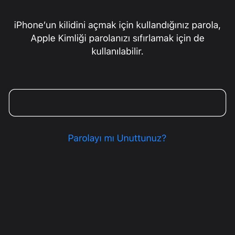 iPhone İCloud Şifre Kabul Etmeme Sorunu