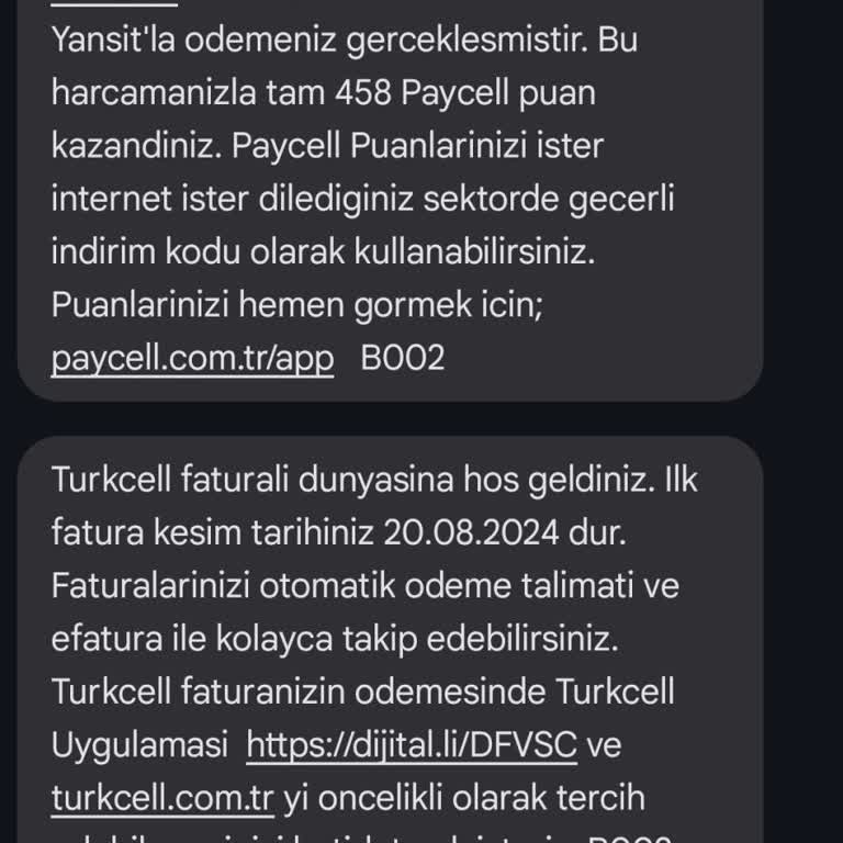 Turkcell Geri İade Olmasını İstiyorum