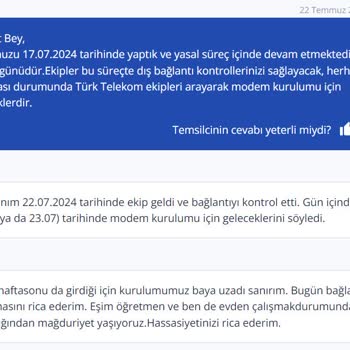TurkNet Modem Kurulumuna Gelmiyor