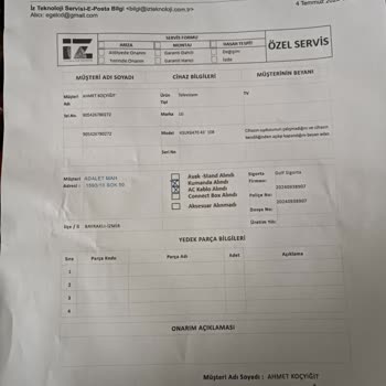 Vatan Bilgisayar Sigorta Şirketinin Ek Garantiyi Yerine Getirmemesi