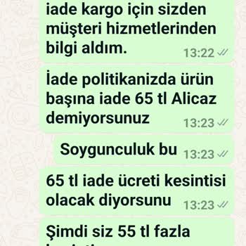Elif Özoğlu Collection İade Politikası Ve Kargo Ücretleri Hakkında Yaşanan Sorun