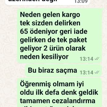 Elif Özoğlu Collection İade Politikası Ve Kargo Ücretleri Hakkında Yaşanan Sorun
