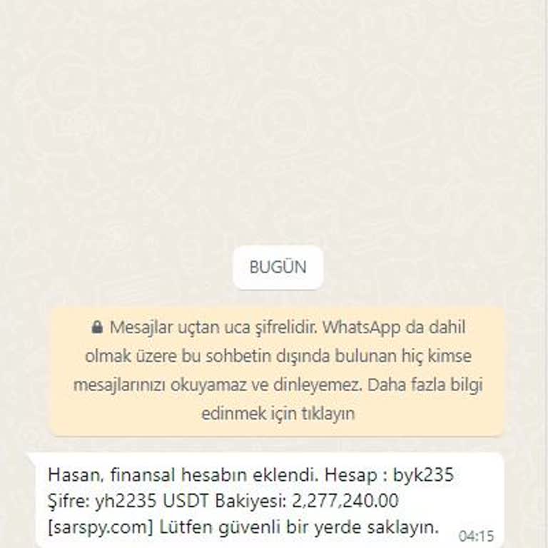 WhatsApp Mesaj Kabul Etmiyorum