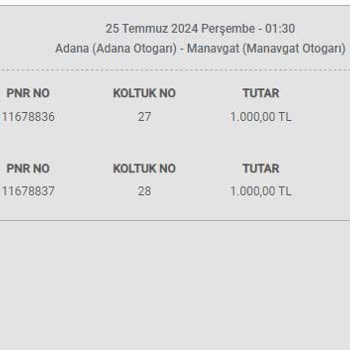 Zümrüt Turizm Ya Da Obilet Para İadesi