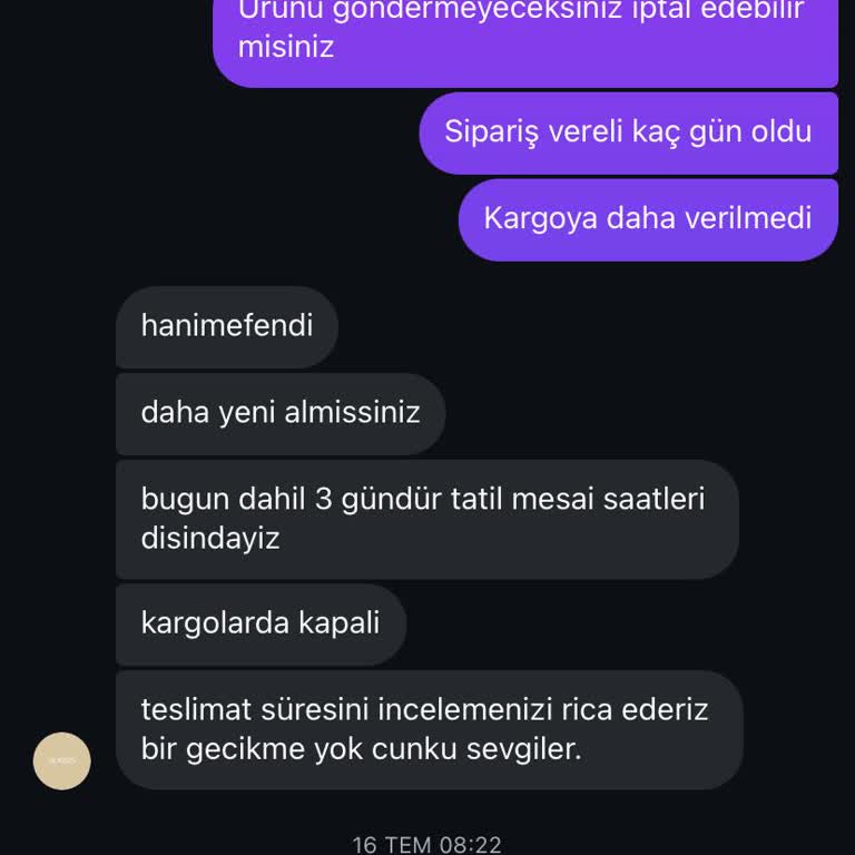 Ok Roses Ürün Ücreti Alındı 3 Haftadır Teslim Edilemedi