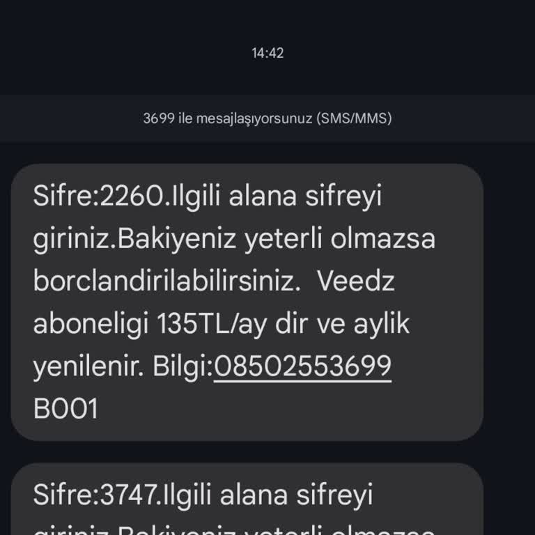 Veedz Ve Playweez Sahte Abonelik