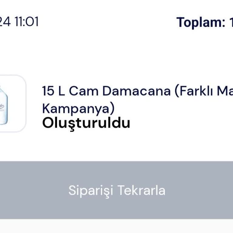 Vakıf Taşdelen Su Sipariş Gecikmesi Ve Bayi Sorunu