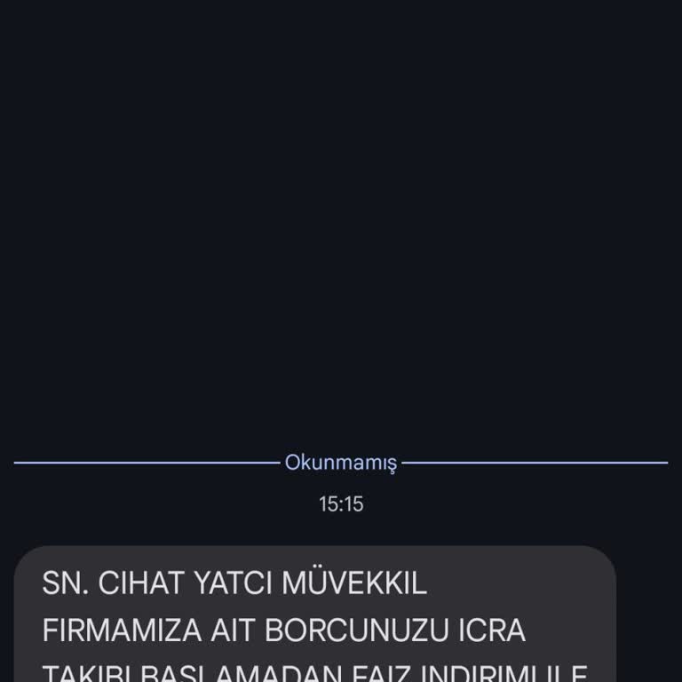 Yanıltıcı Borç Bildirimi: Metka Hukuk'tan Gelen Mesaj Hakkında Şikayet