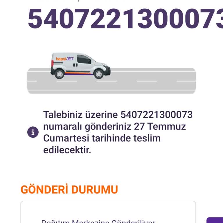 Hepsijet Kargo Pişmanlıktır Kargomu Getirmediler