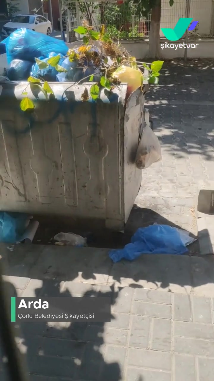 Çorlu Belediyesi Temizlik Sıkıntısı! videonun kapak resmi