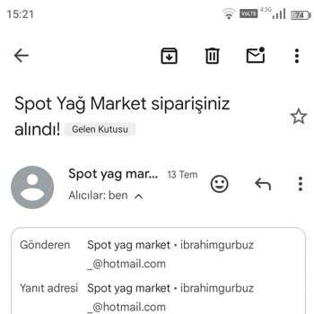 Spotyagmarket.com Ödeme Alıp Ürün Yollamıyor