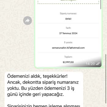 Maobutik Mao Butikten Verilen Sipariş