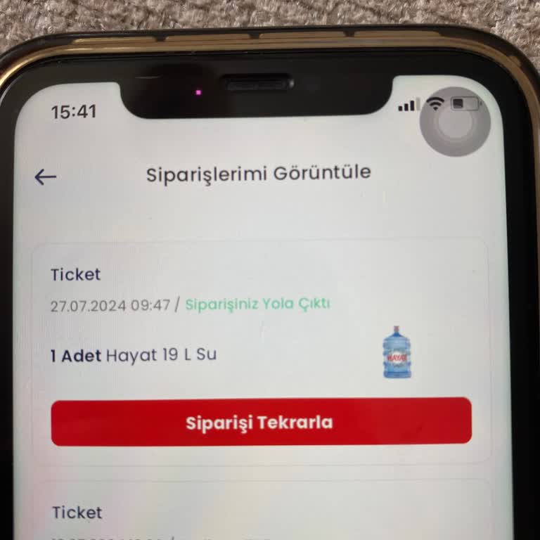 Danone Danone Hayat Su İçecek Siparişi Getirmiyor! 7 Saat Oldu