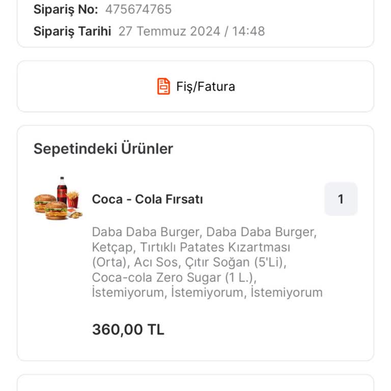 Migros Yemek Şikayeti Yemek Gelmiyor