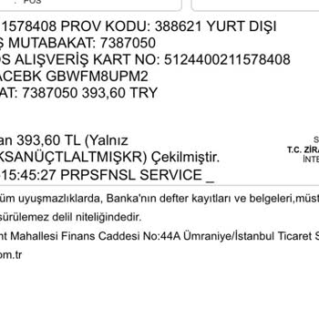 Ziraat Bankası İzinsiz Para Çekimi