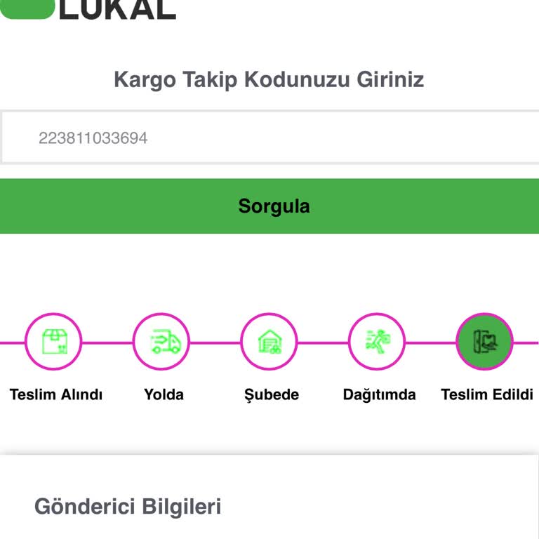WeLokal Ve Lokal Kargo Siparişimi Teslim Etmedi