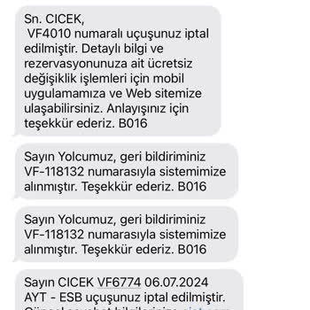 AJET'İN Uçuş İptali Yapıp, Ücret İadesi Yapmaması Müşteri Mağduriyeti