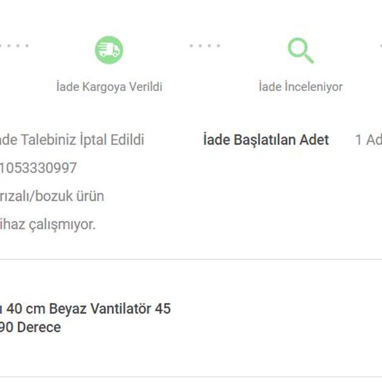 Koçtaş İnternet Sitesi Üzerinden Alınan Bozuk Ürünü İade Almıyor