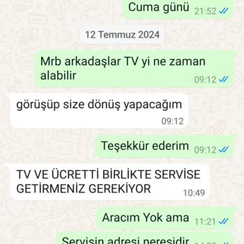 Arçelik TV Servis Hatası