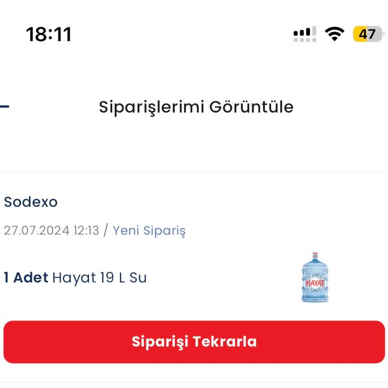 Hayat Su Sipariş Gecikmesi