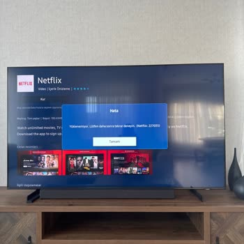Netflix Kurulum Hata Veriyor
