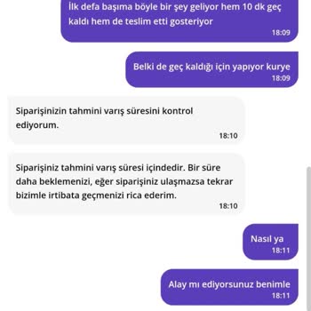 Getir Ve KFC Mağdur Etti