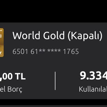 Yapı Kredi World Kart Aidat Ücreti Yanıltması Ve İptal Talebi