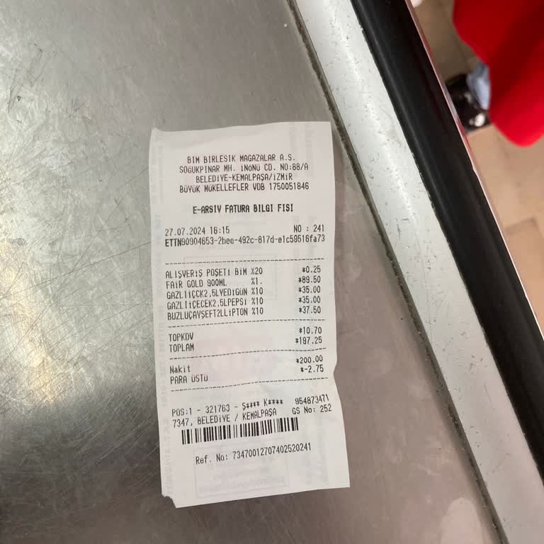 BİM De Fahiş Fiyat Farkı 47₺ Olan Reyon Fiyatı Kasada 89,50₺