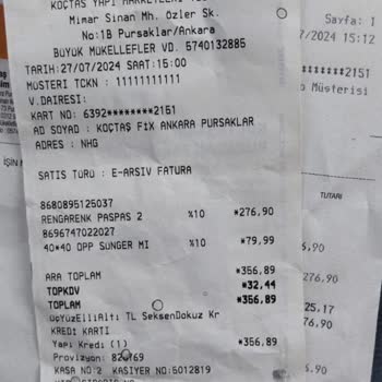 Koçtaş Raf- Kasa Fiyat Farkı, Kaba Tavır