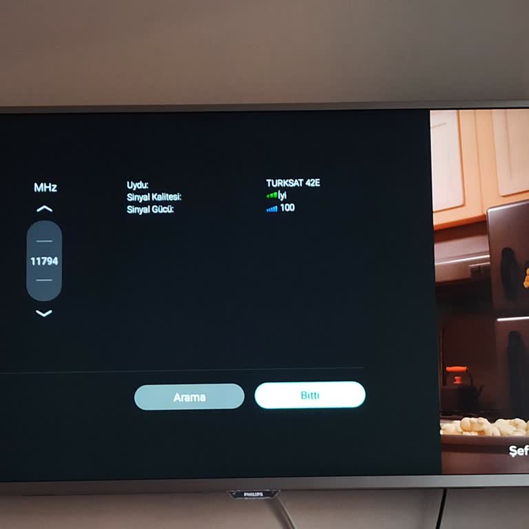 PHILIPS TV Philips 55Pus6561/12 Manuel Kanal Arama Sorunu