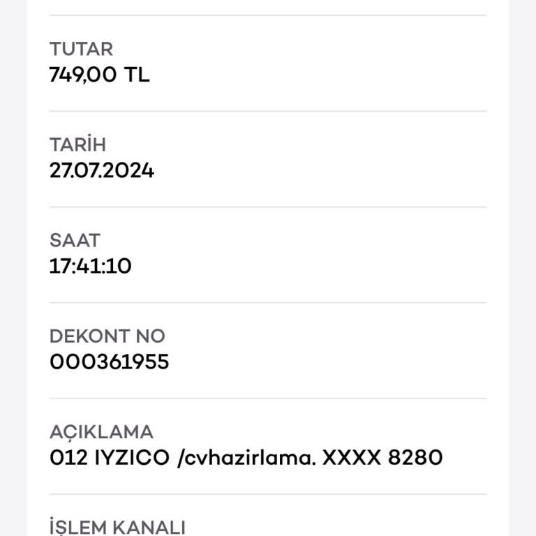 Cvhazirlama.cool Haberim Olmadan Kartımdan Çekim Yapıldı: KVKK İhlali Ve İade Talebi