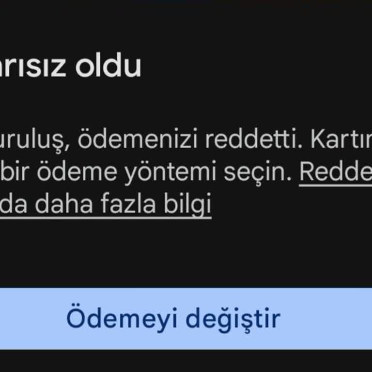 Oldubil Sanal Kart Para Kullanılmıyor