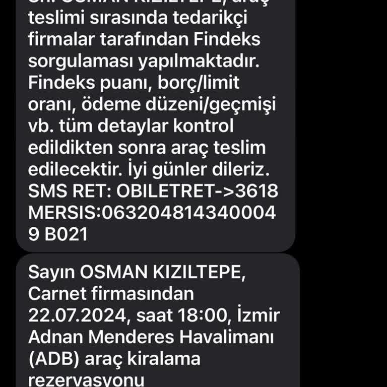 Obilet Rent Akar Servisi