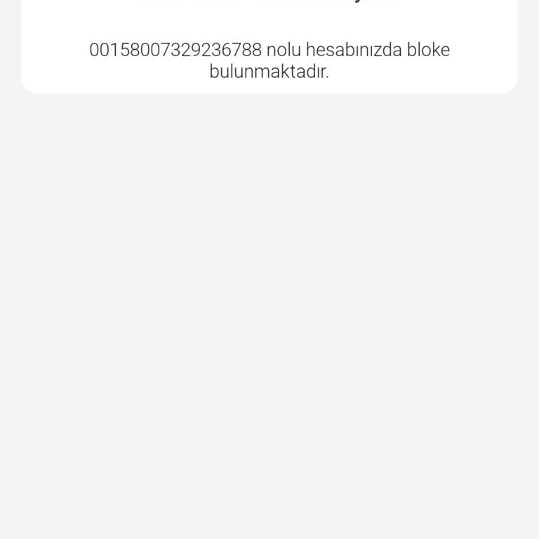 VakıfBank Hesabımdaki Blokenin Kaldırılmasını İstiyorum Kredi Kartım Bile Yok