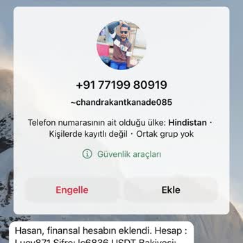 WhatsApp İzinsiz Gelen Mesajlar