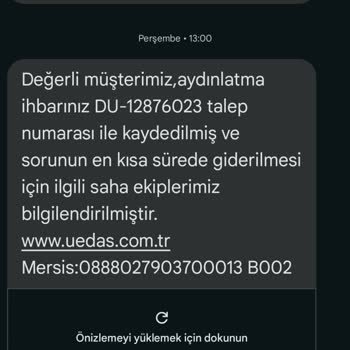 UEDAŞ Sokak Lambaları