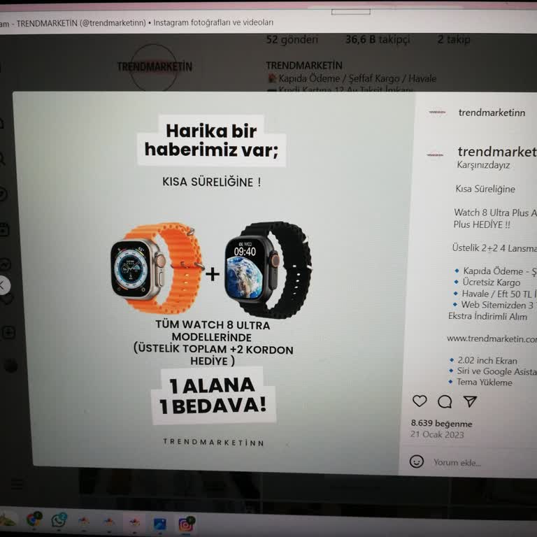 Trendmarketin Bozuk Saat Gönderdiler