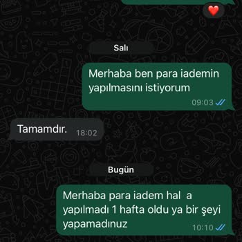 Aymer Bebe Ürün Eksikliği Ve İade Yapılamaması