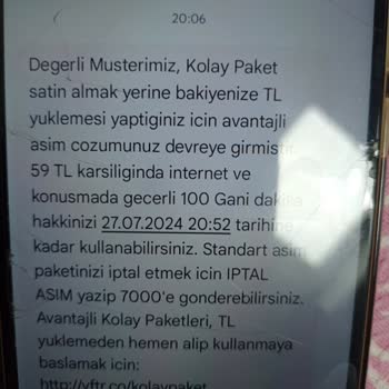 Vodafone Avantajlı Asim Çözümü