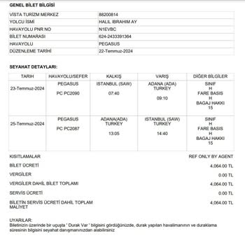 Pegasus Rötar Problemi Ve Sorumluluktan Kaçması