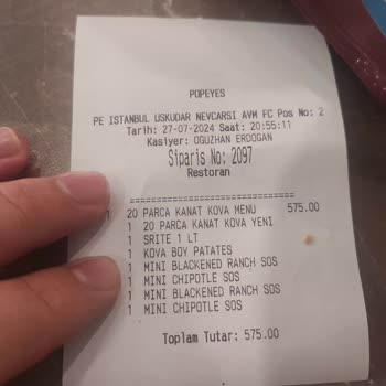 Popeyes Ürün Eksikliği Ve Tedariği