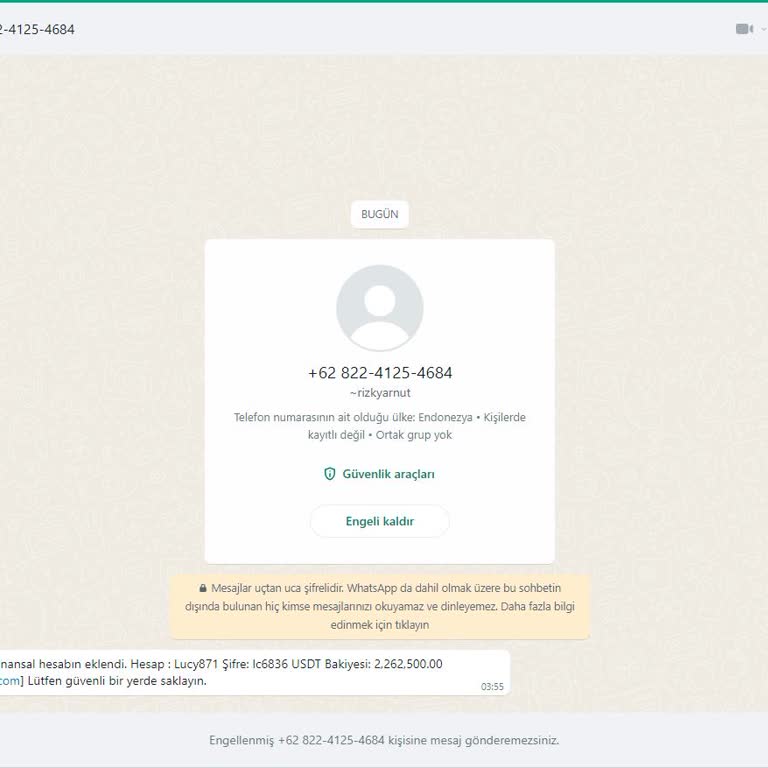WhatsApp Bilinmeyen Numaralardan Gelen Mesajlar Ve Güvenlik Endişesi