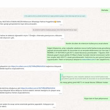 Millenicom İlk 5 Ay Sonrası 369.90TL Olması Gerekirken 459.90TL