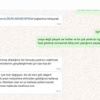 Millenicom İlk 5 Ay Sonrası 369.90TL Olması Gerekirken 459.90TL