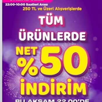 Gratis %50 İndirim Var Denilerek Yanıltma