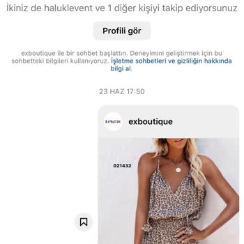 Ex Boutique (Instagram: exboutique) İade Sürecinde Yaşanan Gecikme Ve İletişim Sorunları