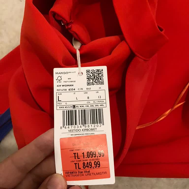 Mango Fiş Yok Değişim Yok