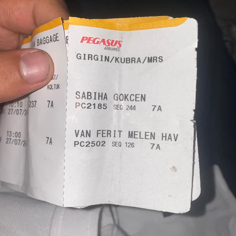 Pegasus'ta Bavullarımızı Unuttu